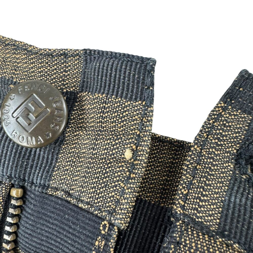Fendi Vintage Checked Print Pant - Picture 9 of 10
